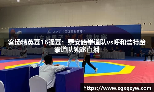 客场精英赛16强赛：泰安跆拳道队vs呼和浩特跆拳道队独家直播